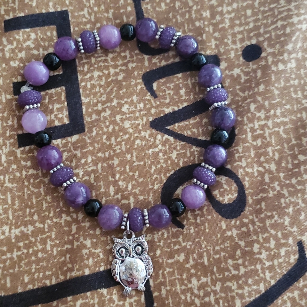 Bracelet with Owl Charm